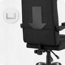 Fotel biurowy Cabro C505 Czarny Tkanina